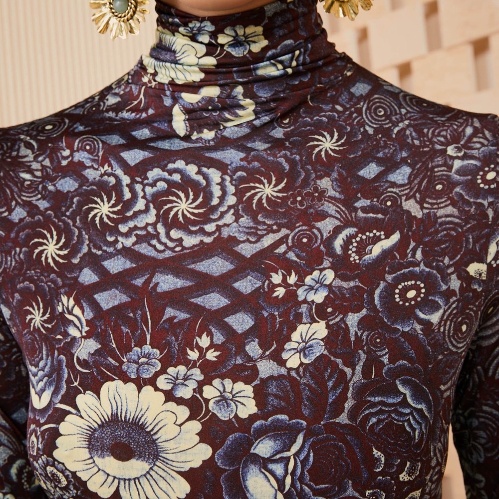 ULLA JOHNSON Aurelia turtleneck heliotrope - Picture 5 of 10